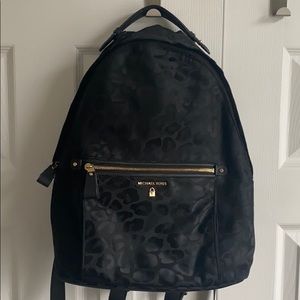 Michael Kors Leopard Nylon Backpack